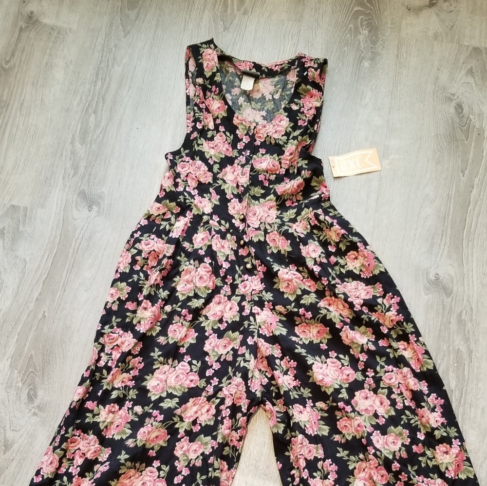 Vintage Floral Romper